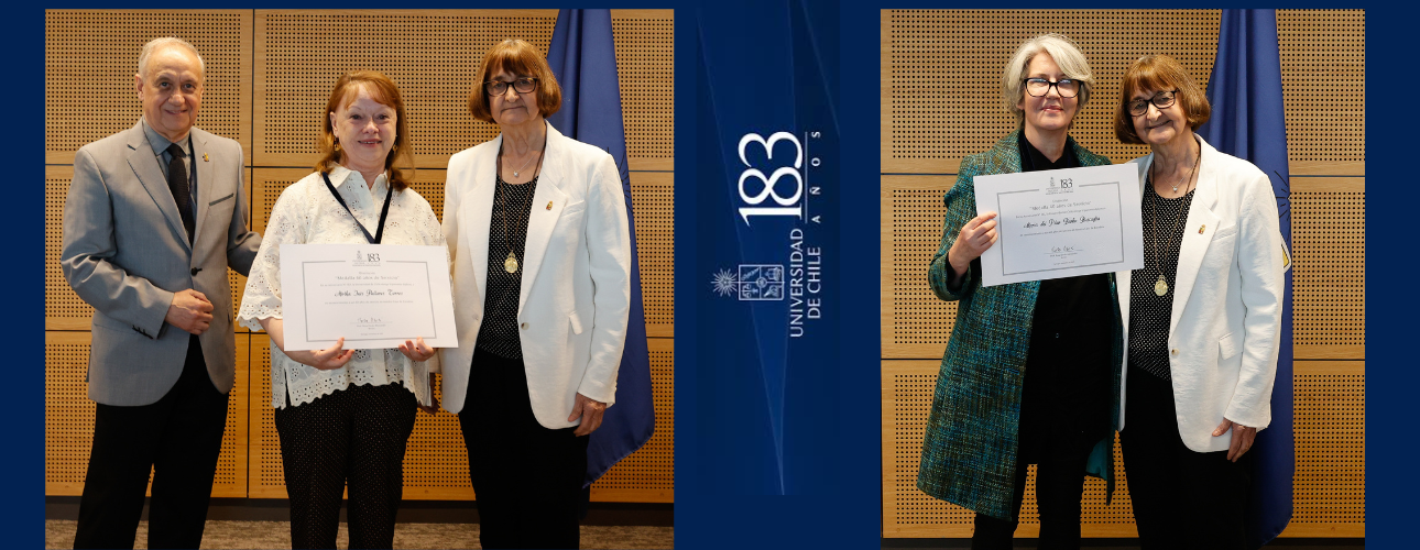 Profesoras FAU homenajeadas por sus 40 años de labor en U. de Chile
