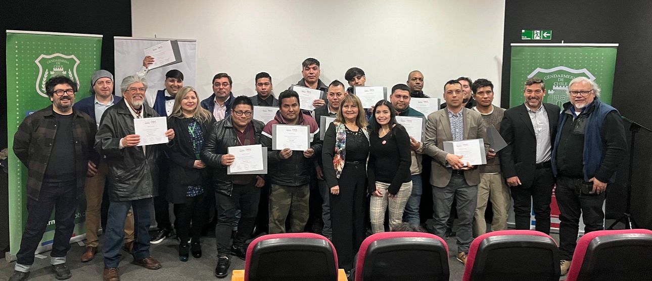 ENOC certifica a estudiantes del Programa de Intermediación Laboral del Sistema Abierto PILSA de Gendarmería