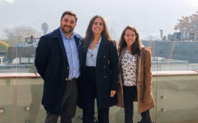 Rodrigo Campero, Valentina Venturelli y María José Zegers.