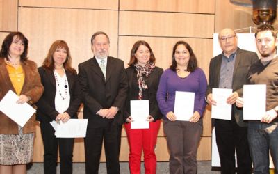 Los académicos que adjudicaron FONDECYT, Luz Alicia Cárdenas Jirón, Carmen Paz Castro, Yasna Contreras Gatica, Beatriz Bustos Gallardo Jorge Ortiz Véliz Y Alexis Vásquez Fuentes.