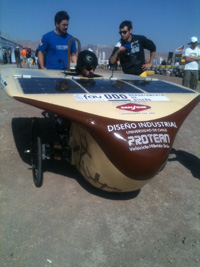 El velociclo híbrido solar Protean, del equipo D-LAB FAU