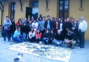 Estudiantes de la FAU realizaron una pintura junto a destacado artista nacional